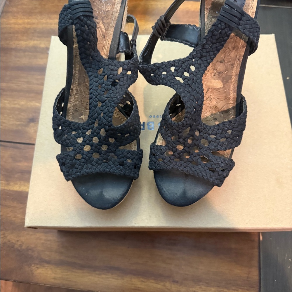 Jessica Simpson Black High Heel Sandals